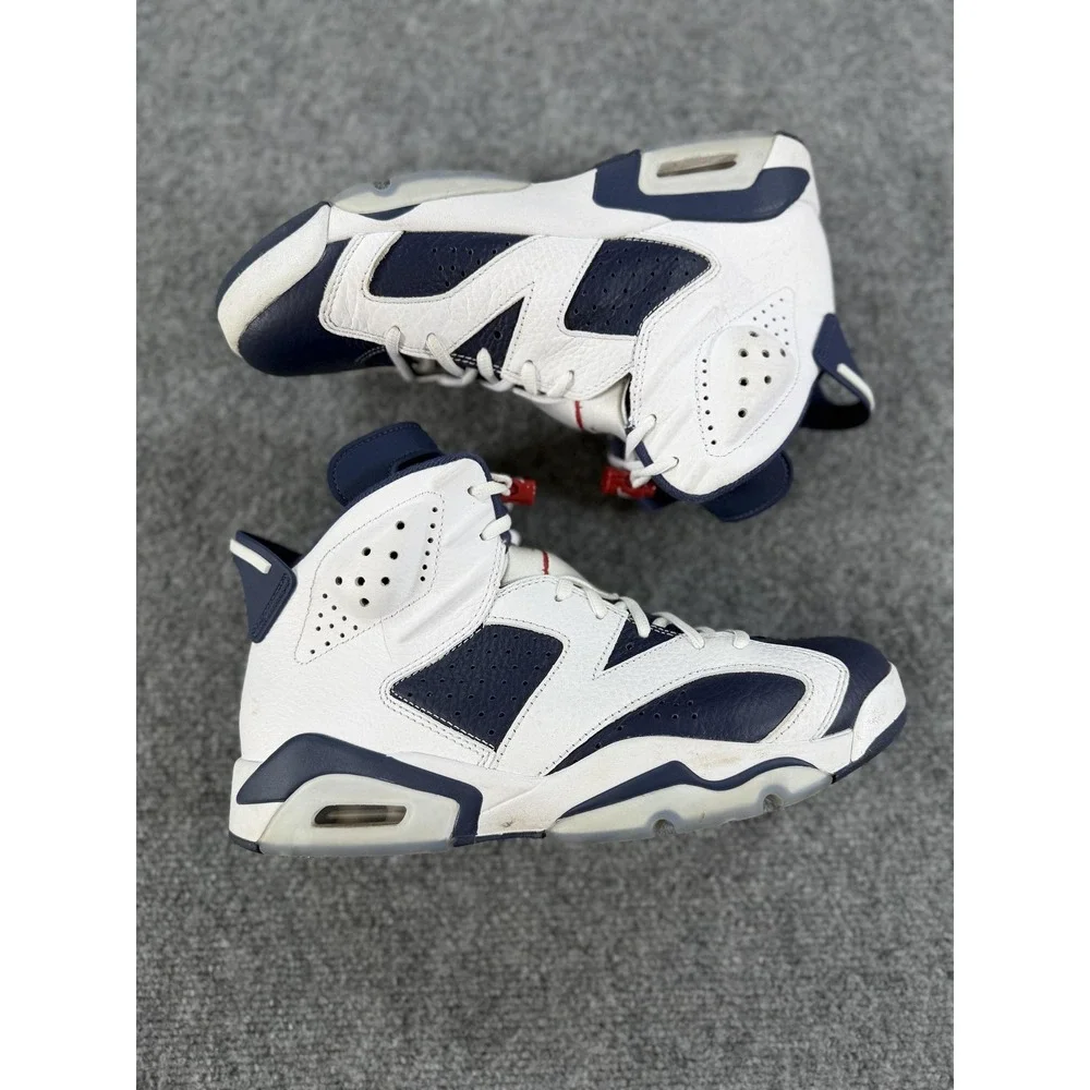 Nike Air Jordan 6 Retro Midnight Navy Shoes Mens‎ 9.5 Sneakers CT8529-164